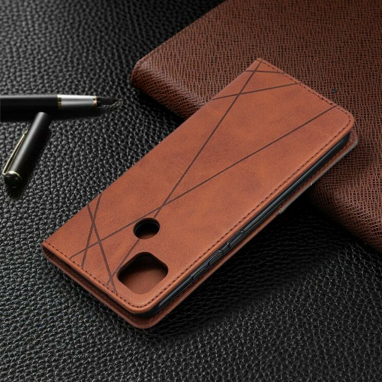 Чехол UniCase Geometric Pattern для Xiaomi Redmi 9C - Coffee: фото 3 из 10