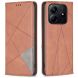Чехол UniCase Geometric Pattern для Xiaomi Redmi Note 14 5G - Brown (373302Z). Фото 1 из 8