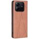 Чехол UniCase Geometric Pattern для Xiaomi Redmi Note 14 5G - Brown (373302Z). Фото 3 из 8