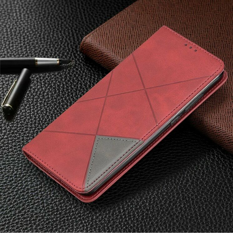 Чехол UniCase Geometric Pattern для Xiaomi Redmi Note 8 Pro - Red: фото 8 из 9