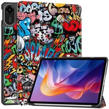Чехол UniCase Life Style для Xiaomi Redmi Pad 2 - Graffiti: фото 1 из 10