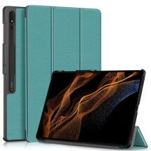 Чохол UniCase Slim для Samsung Galaxy Tab S9 Ultra (X910/916) - Blackish Green: фото 1 з 11