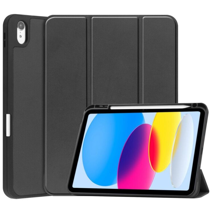 Чехол UniCase Soft UltraSlim для Apple iPad 10.9 (2022) / iPad 11 (2025) - Black: фото 1 из 13
