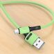 Дата-кабель USAMS US-SJ435 U52 USB to MicroUSB (2.1A, 1m) - Green (895668G). Фото 3 из 17