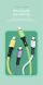 Дата-кабель USAMS US-SJ435 U52 USB to MicroUSB (2.1A, 1m) - Green (895668G). Фото 9 из 17