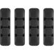 Держатель для кабелей Ringke Silicone Cable Organizer (8809688890727) - Black (995907B). Фото 2 из 10
