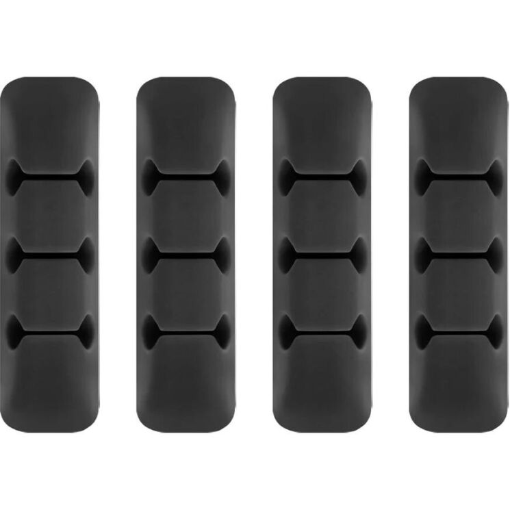 Держатель для кабелей Ringke Silicone Cable Organizer (8809688890727) - Black: фото 2 из 10