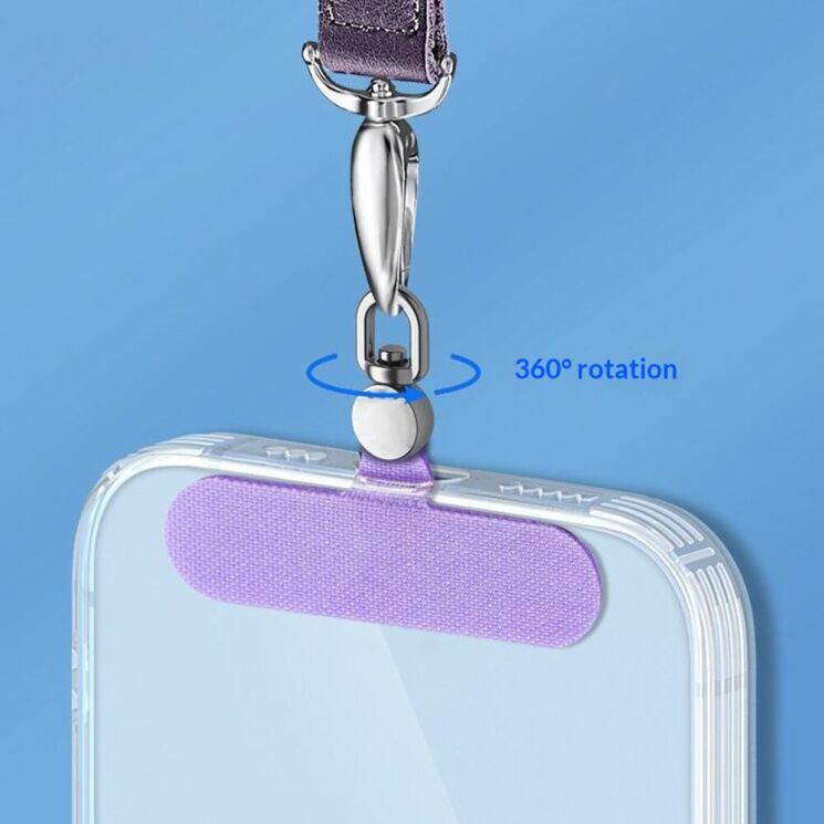 Тримач ремінця для телефону Reframe Oxford Cloth - Black / Silver (983011BS) Тримач ремінця для телефону Reframe Oxford Cloth - Black / Silver: фото 4 з 7