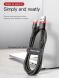 Кабель Baseus Cafule USB to Type-C (3A, 2m) CATKLF-CG1 - Black / Grey (896520B). Фото 15 з 18