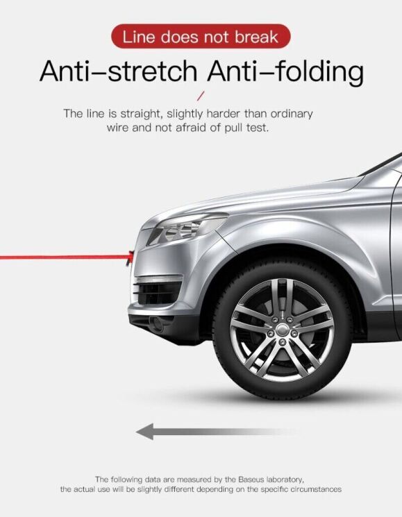 Кабель Baseus Cafule USB to Type-C (3A, 2m) CATKLF-CG1 - Black / Grey: фото 12 з 18