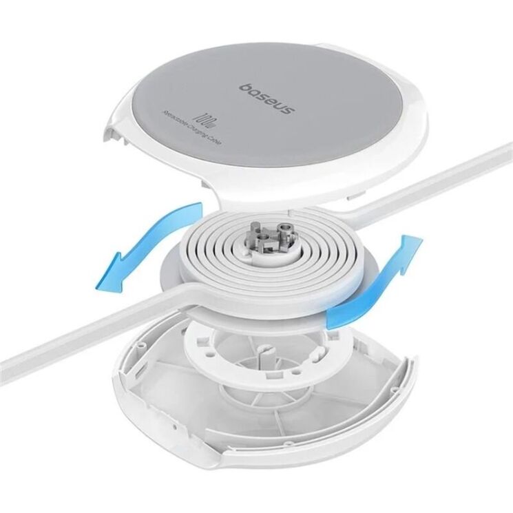 Кабель Baseus Free2Draw Type-C to Type-C (100W, 1m) P10364500211-00 - White: фото 2 з 24