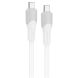 Кабель Hoco X106 Type-C to Type-C (240W, 2m) - White (896399W). Фото 1 из 7