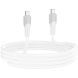 Кабель Hoco X106 Type-C to Type-C (240W, 2m) - White (896399W). Фото 4 из 7