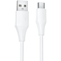 Кабель Hoco X124 USB to Type-C (3A, 1m) - White: фото 1 из 5