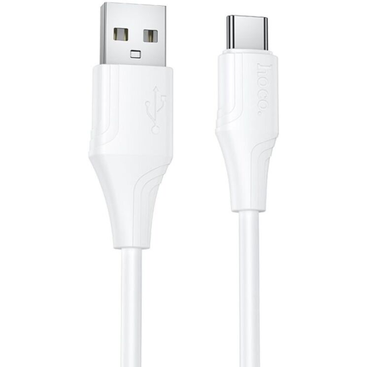 Кабель Hoco X124 USB to Type-C (3A, 1m) - White: фото 1 из 5