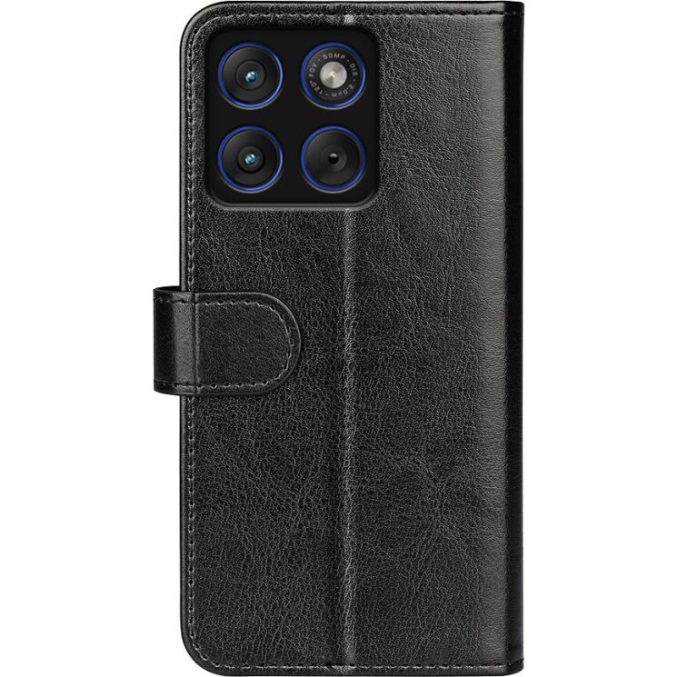 Классический чехол-книжка Deexe Wallet Style для Motorola Edge 70 Max - Black (435517B) Классический чехол-книжка Deexe Wallet Style для Motorola Edge 70 Max - Black: фото 6 из 8