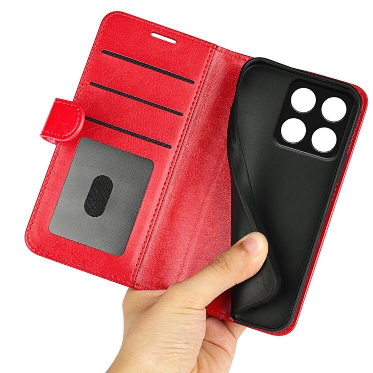 Классический чехол-книжка Deexe Wallet Style для Motorola Edge 70 Max - Black (435517B) Классический чехол-книжка Deexe Wallet Style для Motorola Edge 70 Max - Black: фото 8 из 8