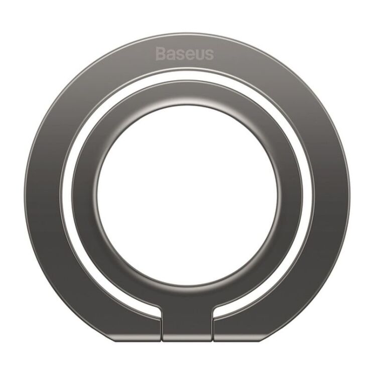 Кольцо-держатель для смартфона Baseus Halo Series (SUCH0000) - Grey: фото 4 из 15