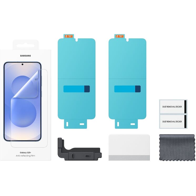 Комплект оригинальных защитных пленок для Anti-reflecting Film для Samsung Galaxy S25 Plus (S936) EF-US936CTEGWW: фото 4 из 4