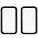 Комплект защитных пленок Deexe Protector Film для Xiaomi Smart Band 11 Active - Black (229603B). Фото 2 из 6