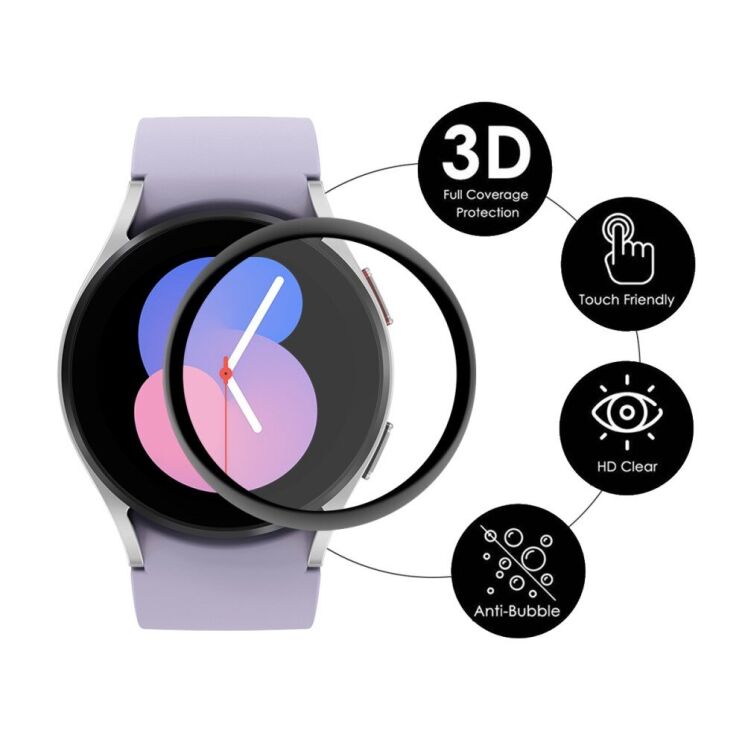 Комплект захисних плівок ENKAY Protector Film для Samsung Galaxy Watch 5 (40mm) - Black: фото 2 з 8