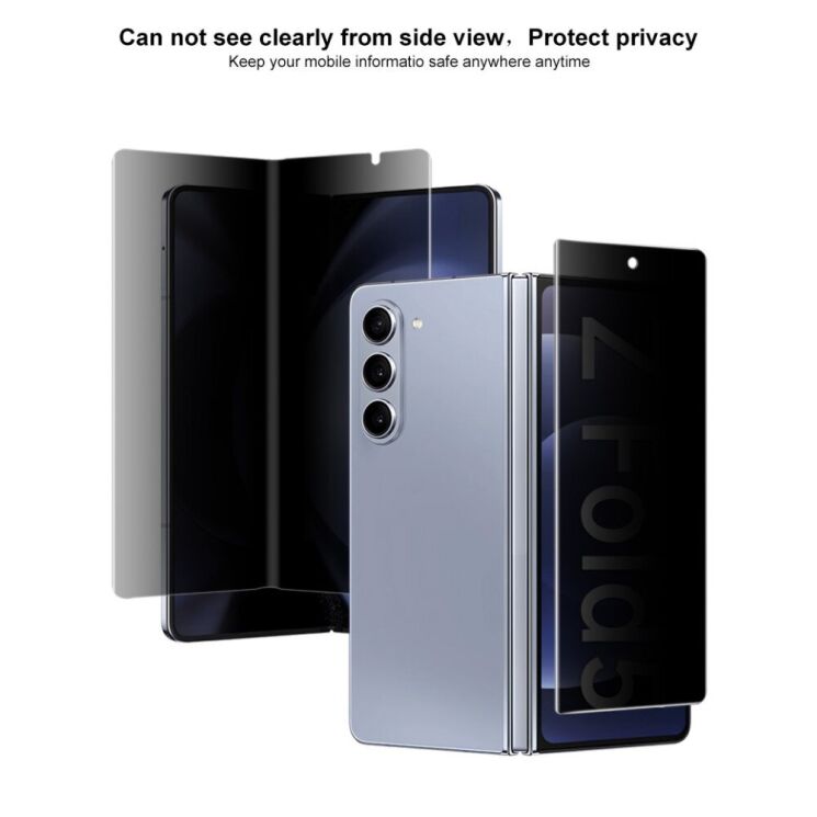 Комплект захисних плівок IMAK Privacy Hydrogel Film для Samsung Galaxy Fold 5: фото 10 з 13