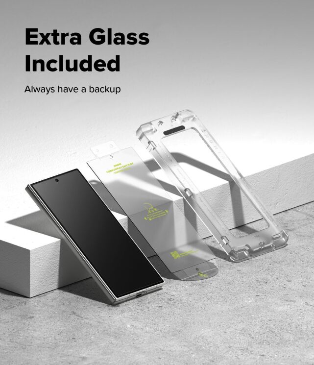 Комплект захисних стекол (2шт) Ringke Easy Slide Tempered Glass для Samsung Galaxy Fold 7 (8800293855460) - Clear: фото 8 з 20