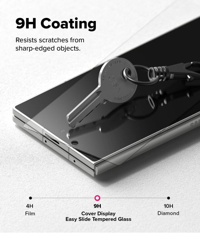 Комплект захисних стекол (2шт) Ringke Easy Slide Tempered Glass для Samsung Galaxy Fold 7 (8800293855460) - Clear: фото 9 з 20