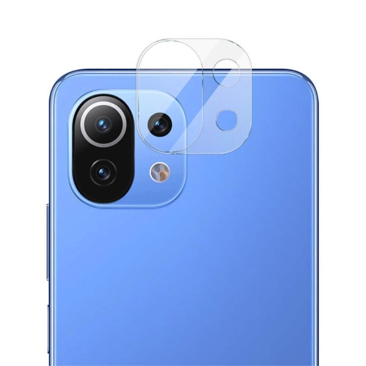 Защитное стекло на камеру IMAK Camera Lens Protector для Xiaomi Mi 11 Lite / 11 Lite NE: фото 4 из 13