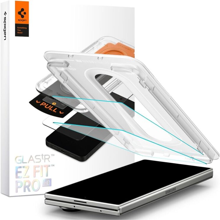Комплект защитных стекол Spigen (SGP) GLAS.tR EZ Fit Pro Sensor Protected для Samsung Galaxy Fold 7 (AGL09579): фото 1 из 11