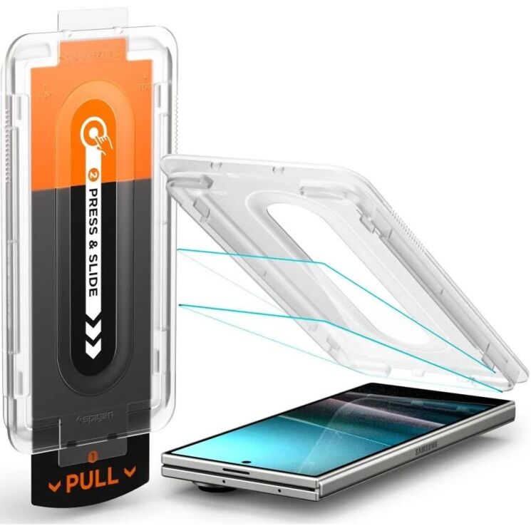 Комплект защитных стекол Spigen (SGP) GLAS.tR EZ Fit Pro Sensor Protected для Samsung Galaxy Fold 7 (AGL09579): фото 2 из 11