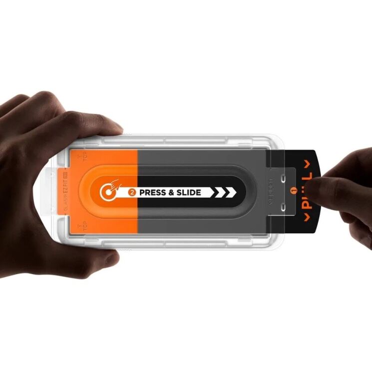 Комплект защитных стекол Spigen (SGP) GLAS.tR EZ Fit Pro Sensor Protected для Samsung Galaxy Fold 7 (AGL09579): фото 4 из 11