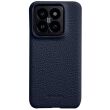 Кожаный чехол MELKCO Leather Case для Xiaomi 14 - Dark Blue (342263DB)