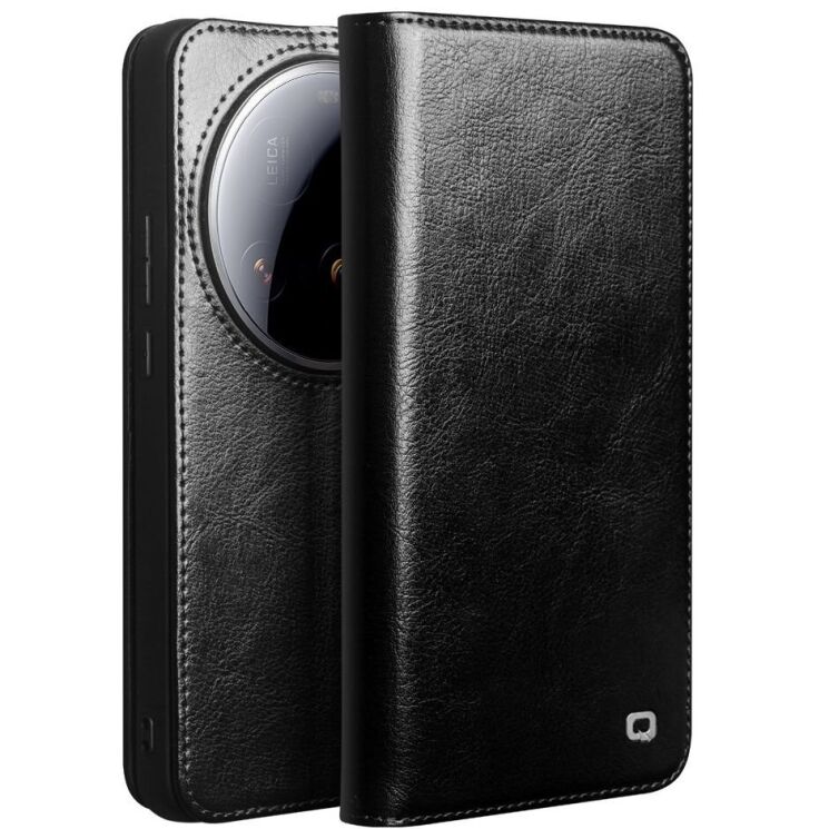 Кожаный чехол QIALINO Classic Case для Xiaomi 15 Ultra - Black: фото 1 из 6