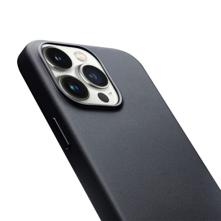 Защитный чехол QIALINO Classic Cover (with MagSafe Support) для Apple iPhone 15 Pro Max - Black: фото 5 из 7