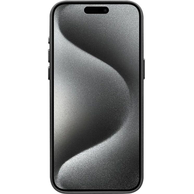 Защитный чехол QIALINO Classic Cover (with MagSafe Support) для Apple iPhone 15 Pro Max - Black: фото 3 из 7