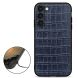 Шкіряний чохол UniCase Croco Skin для Samsung Galaxy S23 - Blue (318019L). Фото 2 з 3