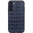 Шкіряний чохол UniCase Croco Skin для Samsung Galaxy S23 - Blue (318019L)