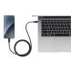 Оригинальный кабель Xiaomi Braided Type-C to Type-C (6A, 240W, 1m) BHR087BGL - Black (896527B). Фото 6 из 8