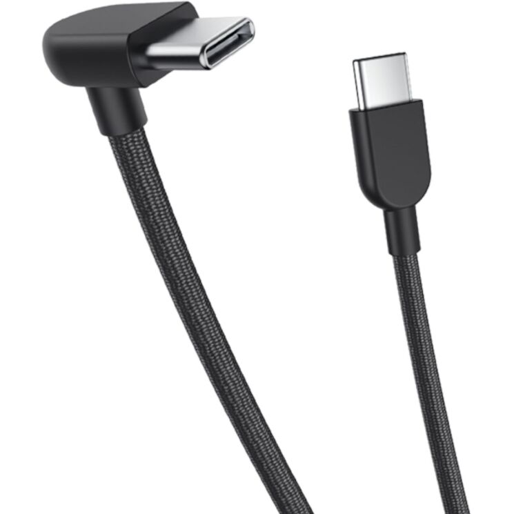 Оригинальный кабель Xiaomi Type-C to Type-C (3A, 60W, 0.1m) BHR08W0GL - Black (981963B) Оригинальный кабель Xiaomi Type-C to Type-C (3A, 60W, 0.1m) BHR08W0GL - Black: фото 3 из 6