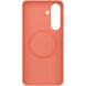 Оригинальный силиконовый чехол Silicone Magnet для Samsung Galaxy S26 Plus (S947) EF-ES947COEGWW - Coralred (404381O). Фото 5 из 5