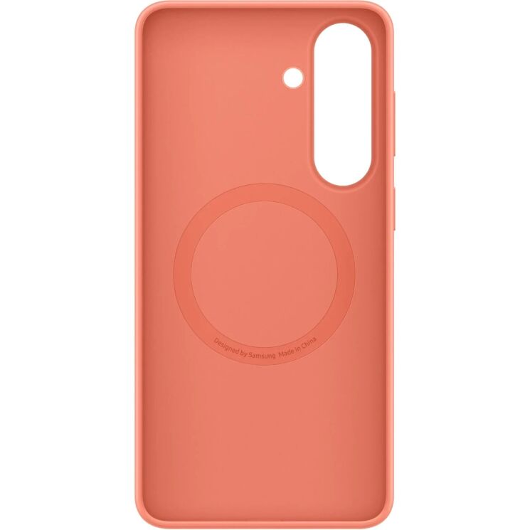 Оригинальный силиконовый чехол Silicone Magnet для Samsung Galaxy S26 Plus (S947) EF-ES947COEGWW - Coralred: фото 5 из 5