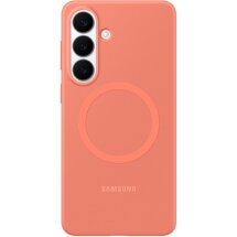 Оригинальный силиконовый чехол Silicone Magnet для Samsung Galaxy S26 Plus (S947) EF-ES947COEGWW - Coralred: фото 1 из 5