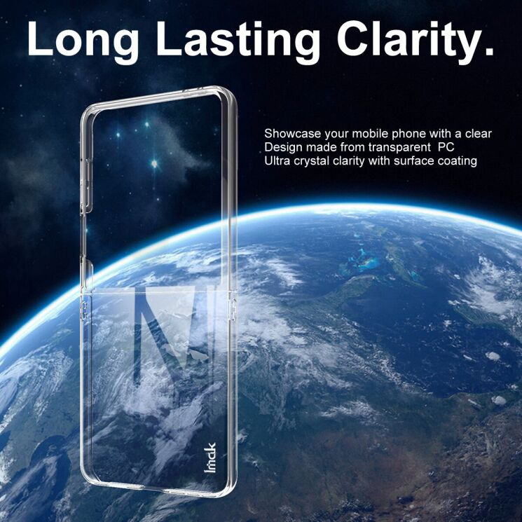 Пластиковий чохол IMAK Crystal II Pro (FF) для Samsung Galaxy Flip 7 - Transparent: фото 7 з 8