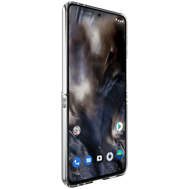 Пластиковий чохол IMAK Crystal II Pro (FF) для Samsung Galaxy Flip 7 - Transparent: фото 2 з 8
