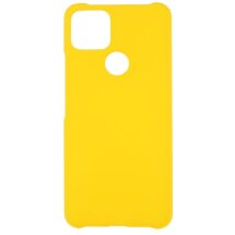 Пластиковый чехол Deexe Hard Shell для Google Pixel 5a - Yellow: фото 1 из 7