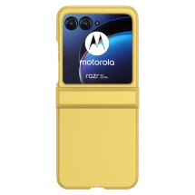 Пластиковий чохол Deexe Hinge Case для Motorola Razr 40 Ultra - Yellow: фото 1 з 6