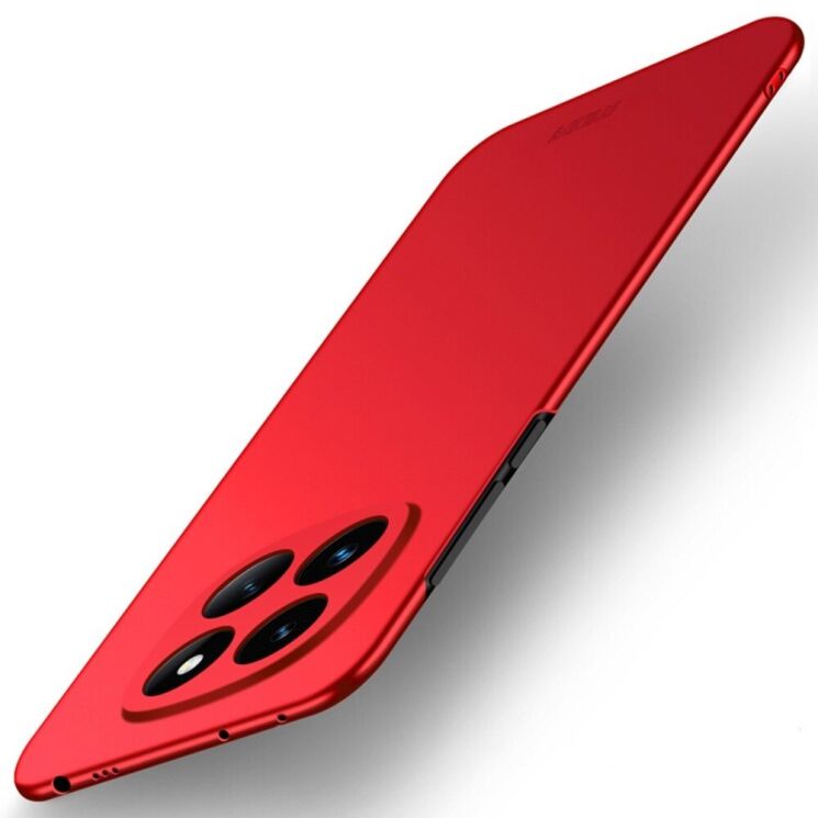 Пластиковый чехол MOFI Slim Shield для Xiaomi Redmi Note 14 Pro - Red: фото 1 из 9