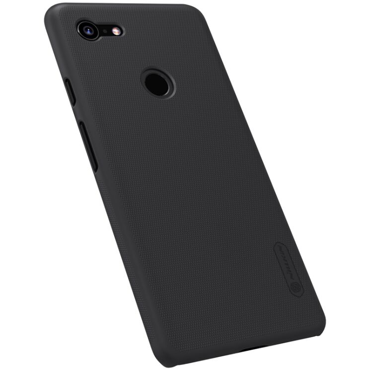 Пластиковый чехол NILLKIN Frosted Shield для Google Pixel 3 XL - Black: фото 3 из 12