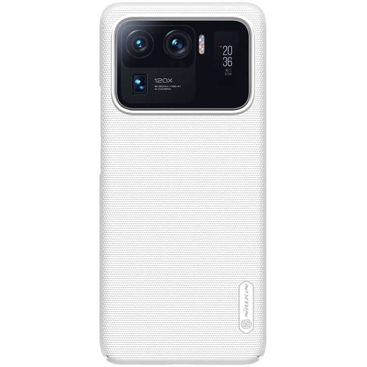Пластиковый чехол NILLKIN Frosted Shield для Xiaomi Mi 11 Ultra - White: фото 1 из 17